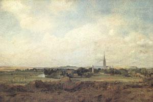 John Constable View of Salisbury (mk05) china oil painting image
